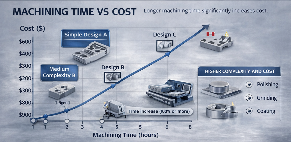 Machining Time vs Cost Chart