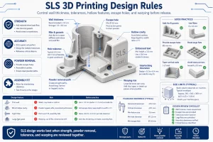 SLS 3D Printing Design Tips: Wall Thickness, Tolerances and Hollow Parts
