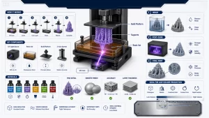 SLA 3D Printing Technology: Resin Process and Limits