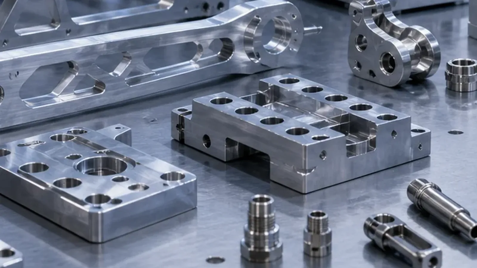 Prototype Fixtures and Inspection Jigs for Aerospace Component Development featured image showing precision manufactured components.