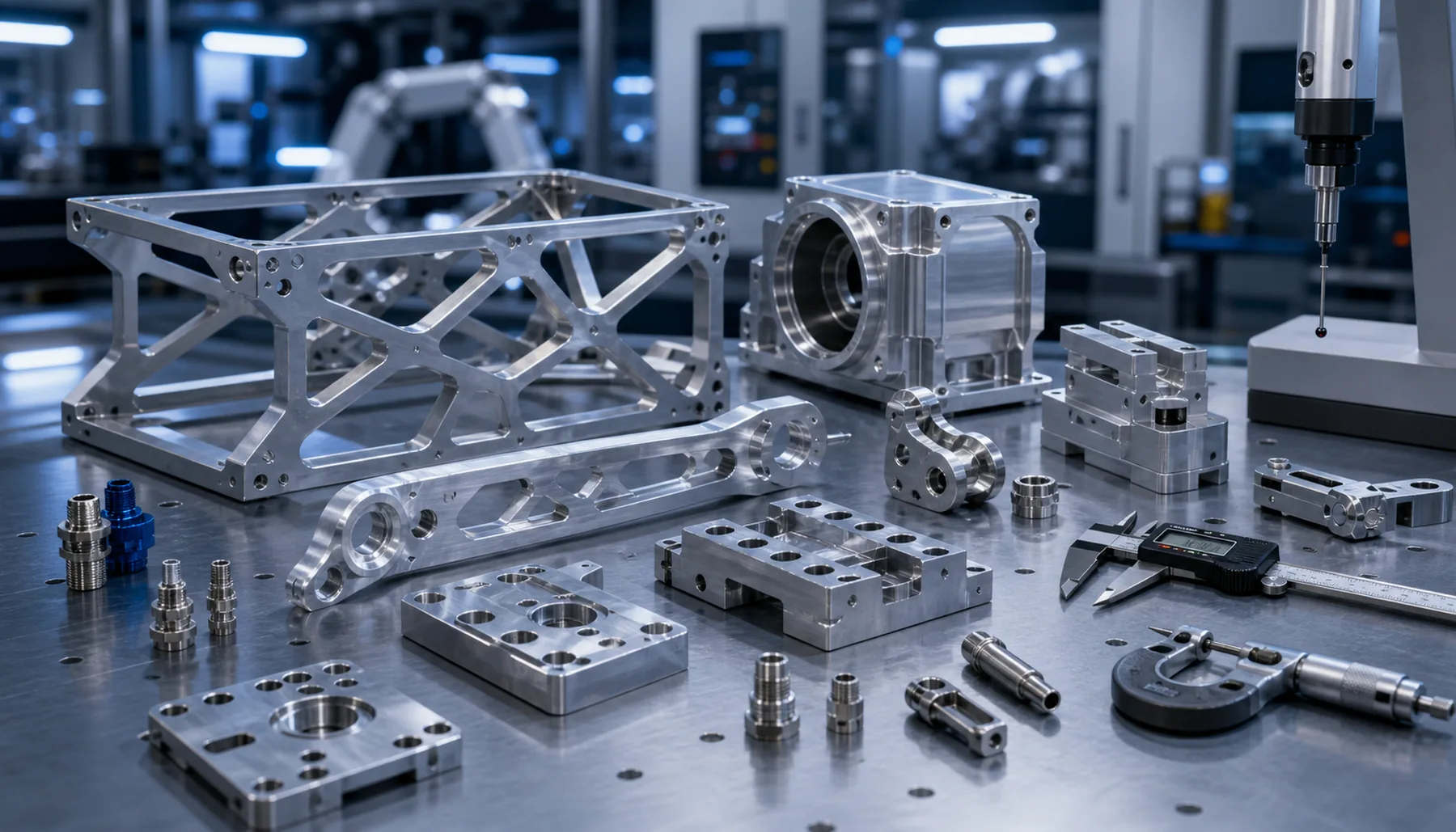 Aerospace & UAV Components manufacturing components and precision hardware.