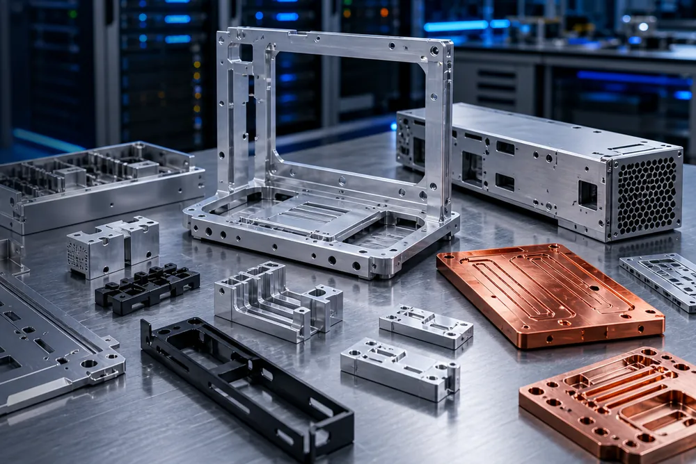 AI server and data center hardware components used in high density computing systems.