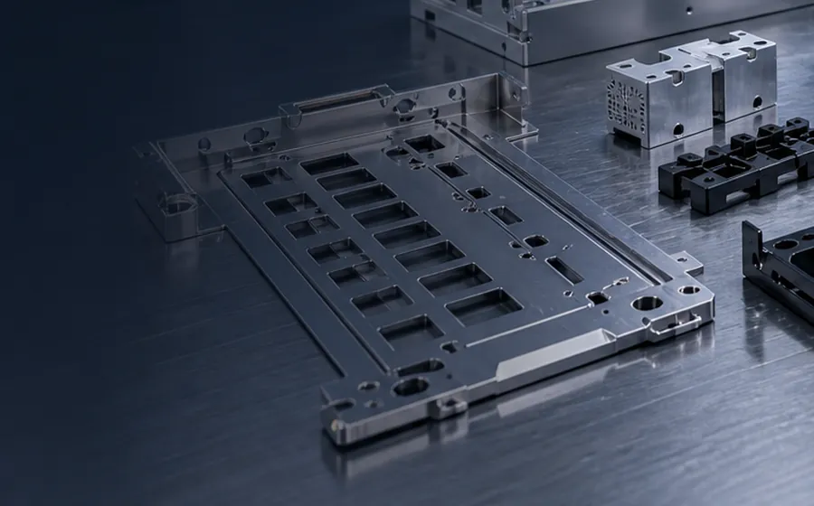 Custom sheet metal trays and chassis parts for AI server and data center hardware.