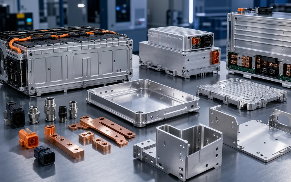 Energy storage and power electronics hardware for battery systems, inverters, thermal modules and charging equipment.