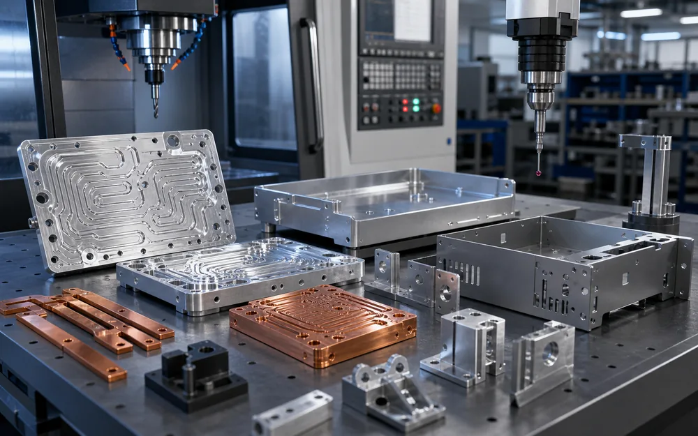 CNC machining and sheet metal manufacturing support for energy storage and power electronics components.