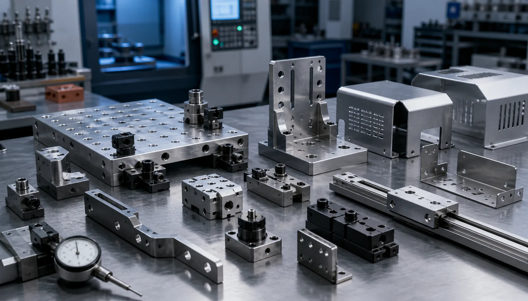 Industrial Machinery & Fixtures manufacturing components and precision hardware.
