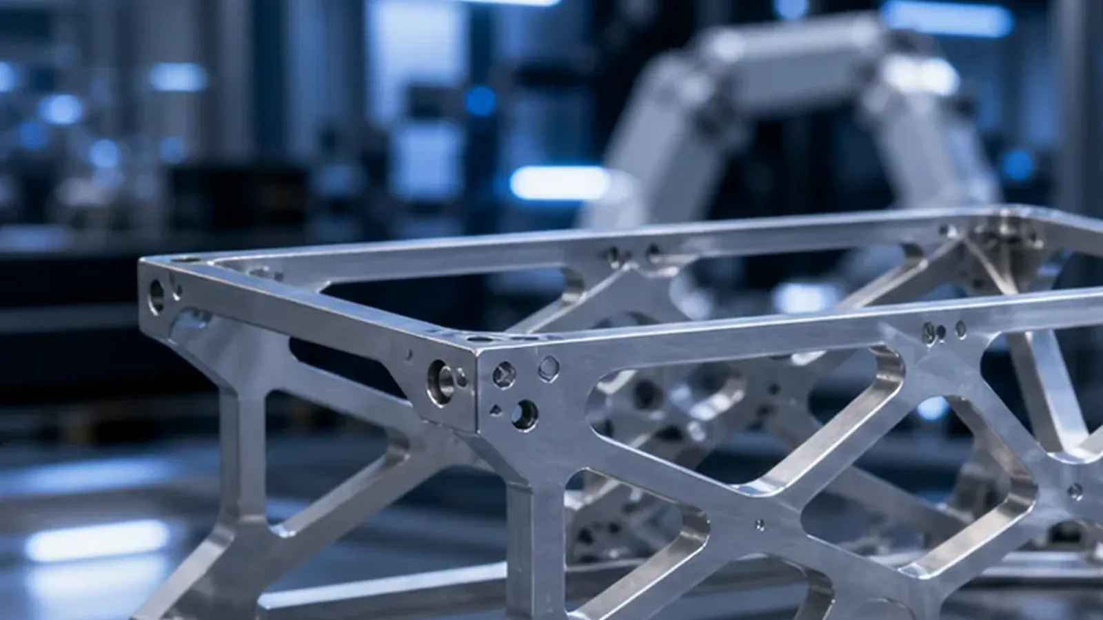 Lightweight CNC Machined Brackets for Aerospace and UAV Hardware featured image showing precision manufactured components.