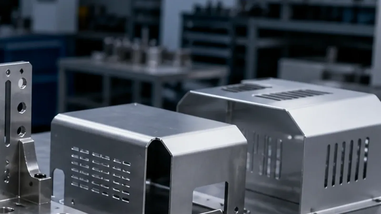 Machine Brackets, Rails and Mounting Hardware for Industrial Equipment featured image showing precision manufactured components.