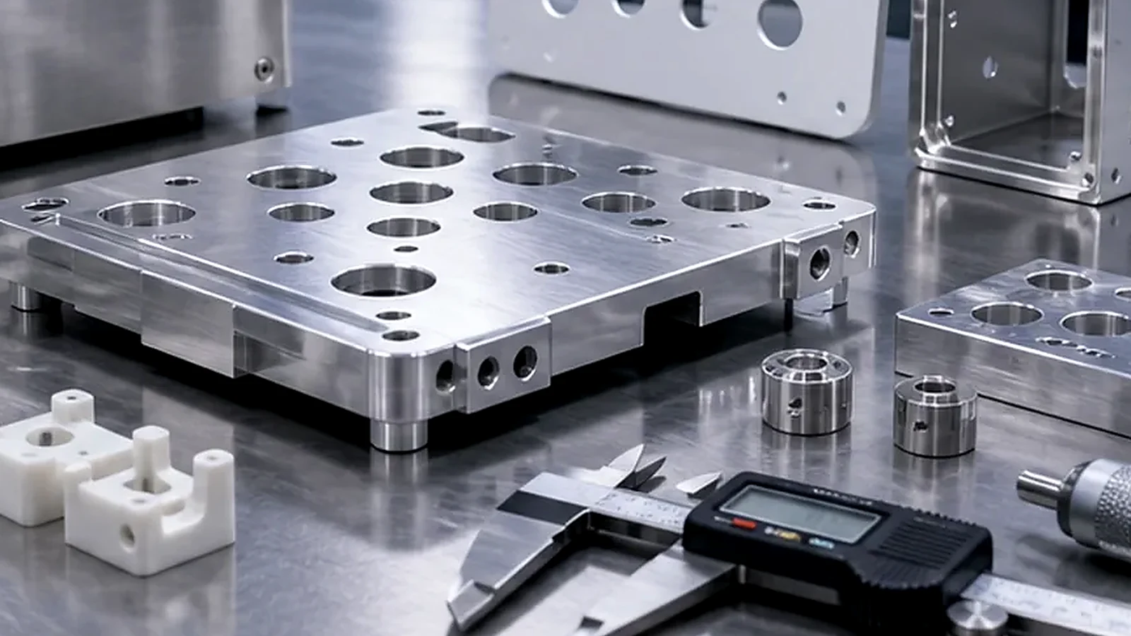 Sheet metal chassis and access panels for medical and laboratory equipment.