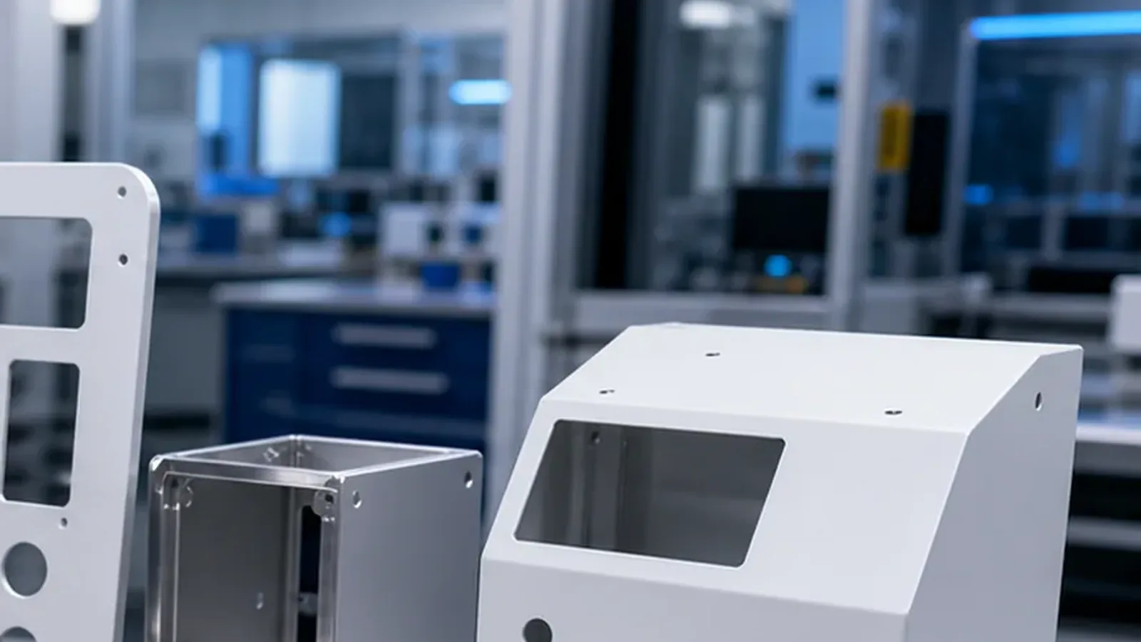 Plastic Clips, Holders and Support Parts for Medical and Laboratory Equipment featured image showing precision manufactured components.