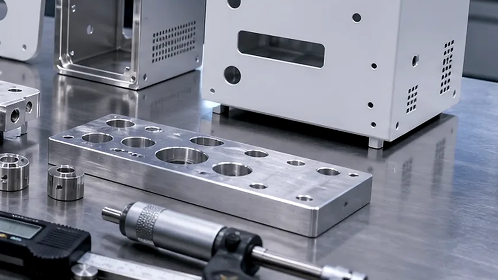 Prototype enclosures and validation parts for diagnostic and laboratory equipment development.