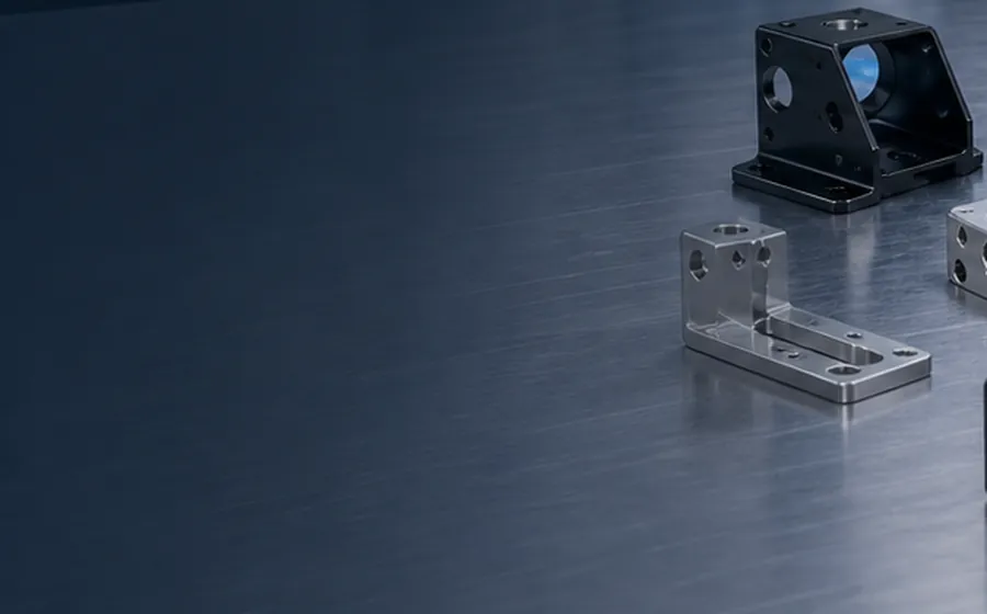 Precision sensor and camera mounting hardware for robotics and machine vision systems.