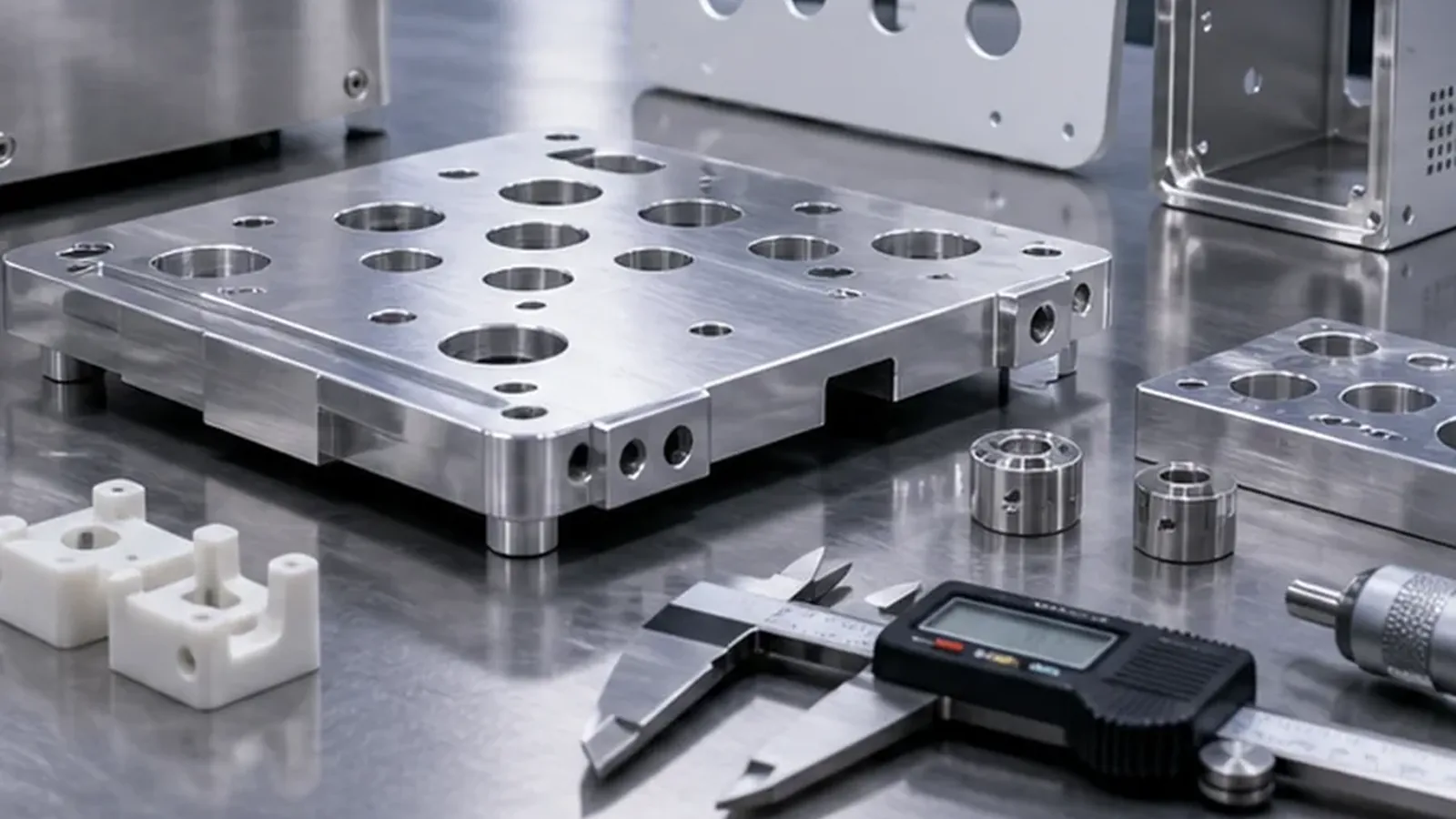Sheet Metal Panels for Laboratory Instrument Enclosures featured image showing precision manufactured components.