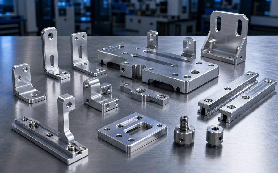 Precision machined brackets and mounting hardware for liquid cooling component assemblies.