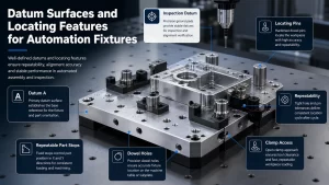 Datum Surfaces and Locating Features for Automation Fixtures