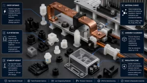 Insulation Spacers and Plastic Support Parts for Power Electronics Assemblies