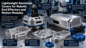 Lightweight Aluminum Covers for Robotic End Effectors and Motion Modules