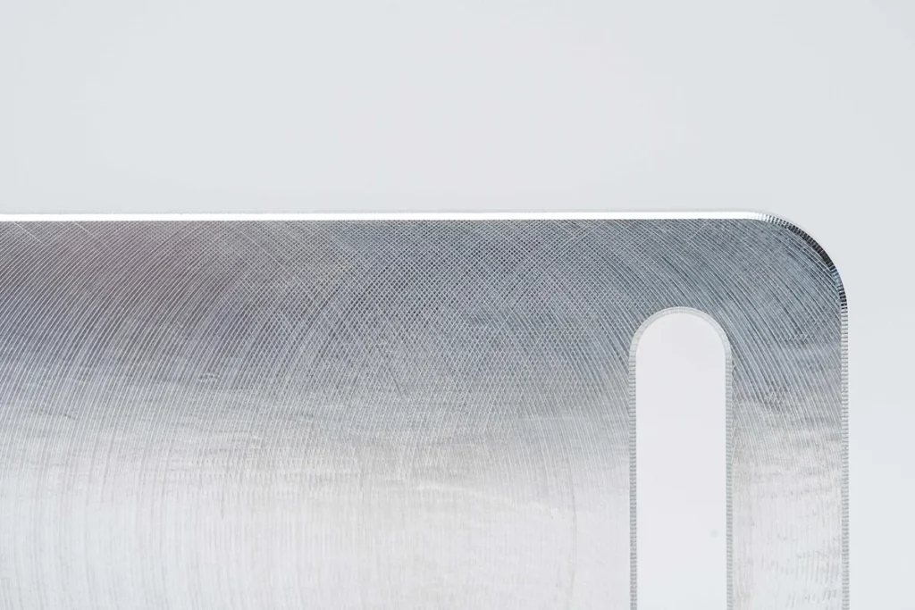 Surface finish selection by material and function